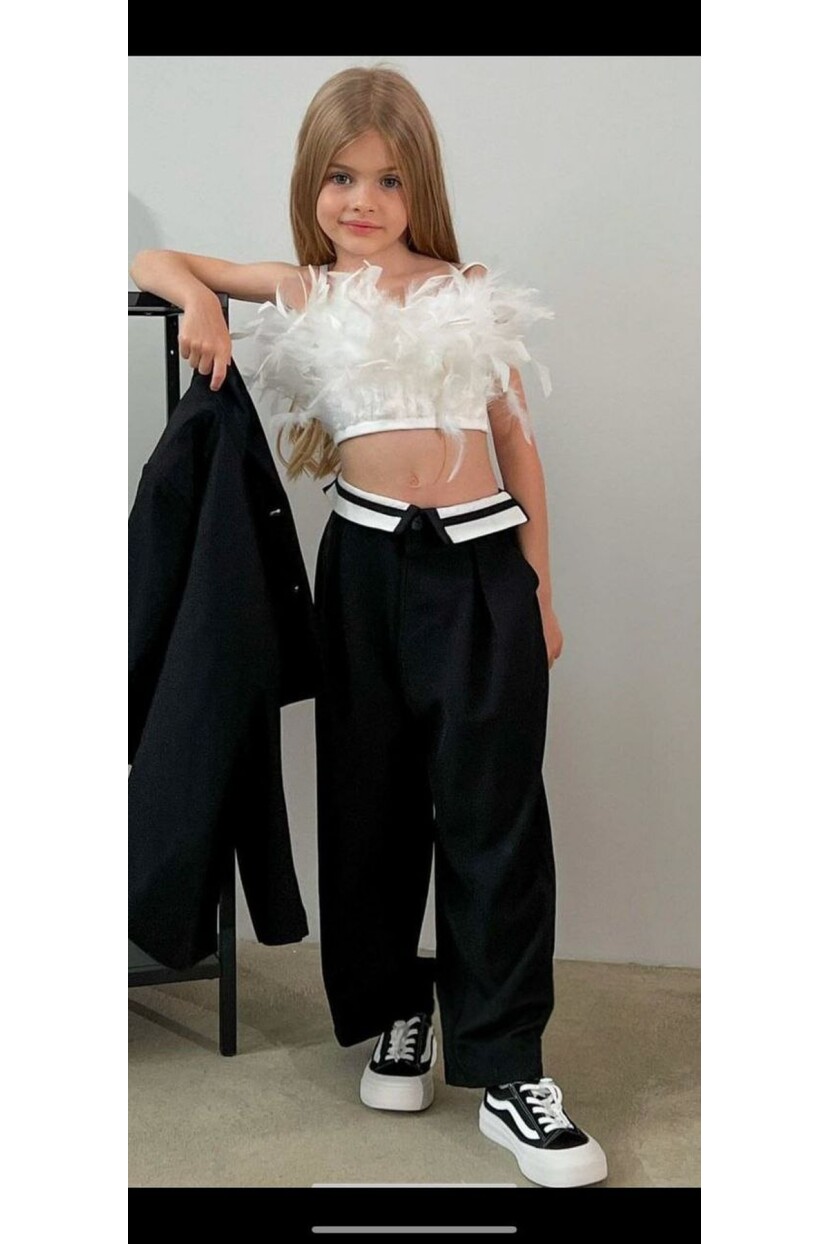 BEL DETAYLI PANTOLON