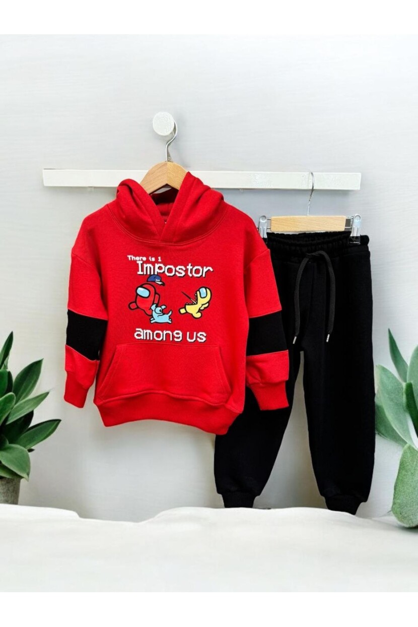 ERKEK AMONGUS DESENLİ EŞOFMAN TAKIMI