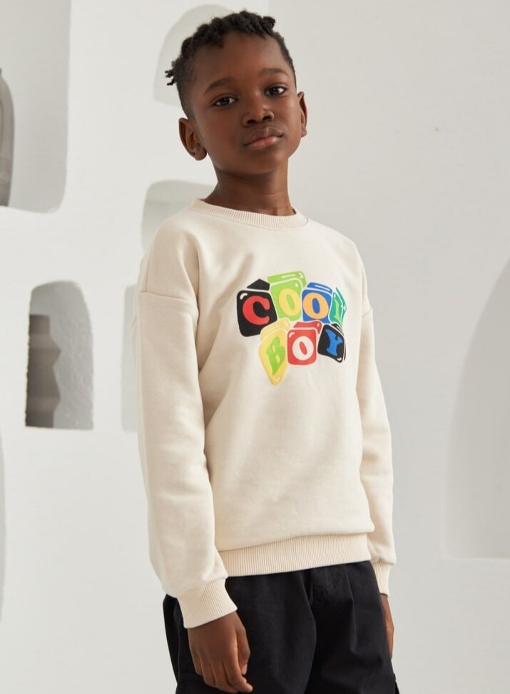 ERKEK BASKILI SWEATSHİRT