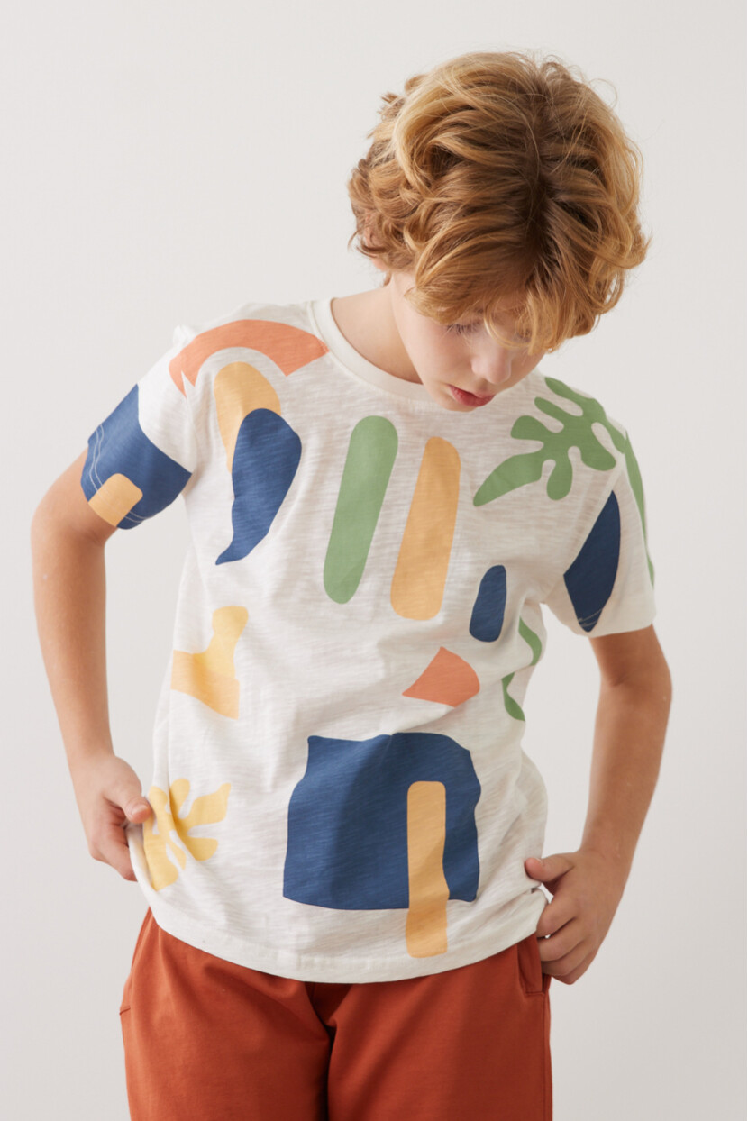 ERKEK BASKILI T-SHİRT