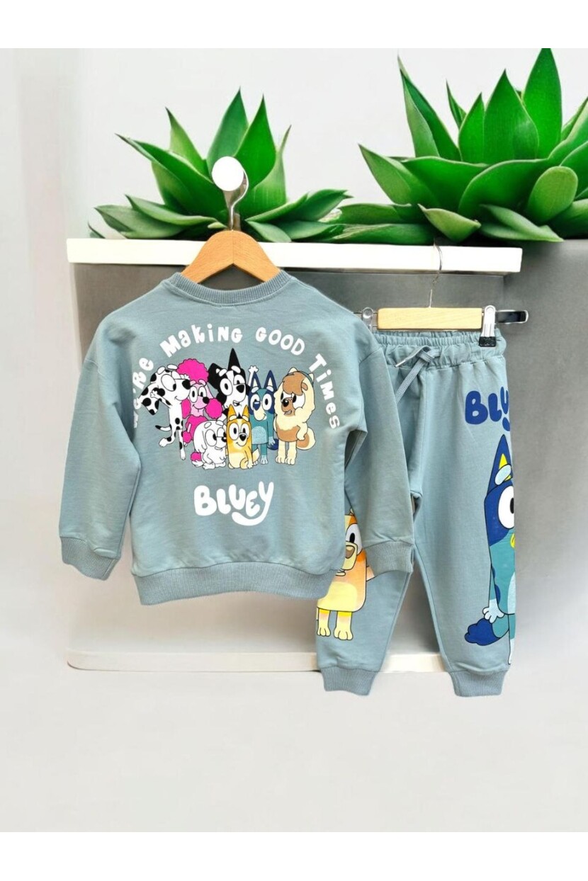 ERKEK BLUEY DESENLİ EŞOFMAN TAKIMI