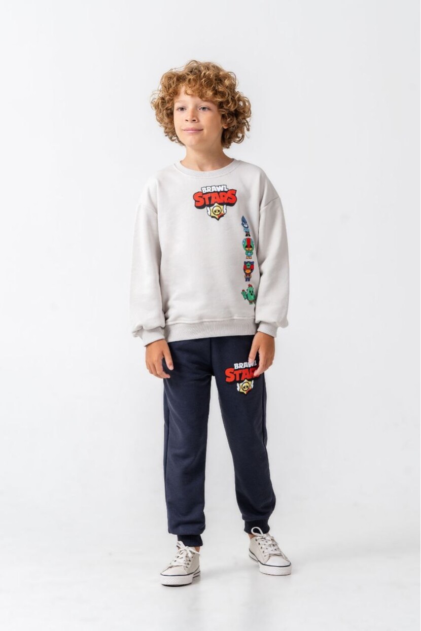 ERKEK BRAW STARS BASKILI EŞOFMAN TAKIMI