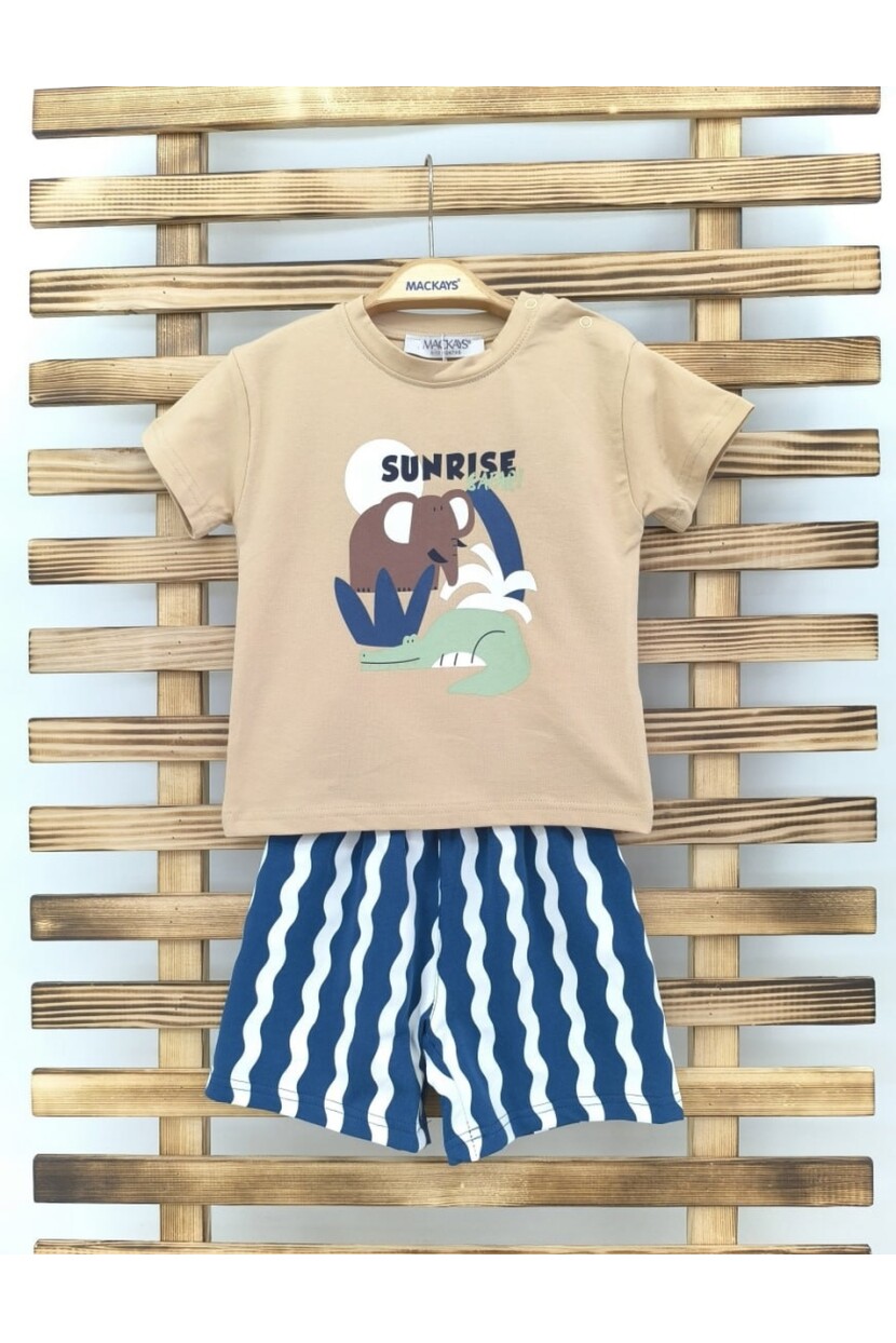 ERKEK DESENLİ ŞORTLU TAKIM