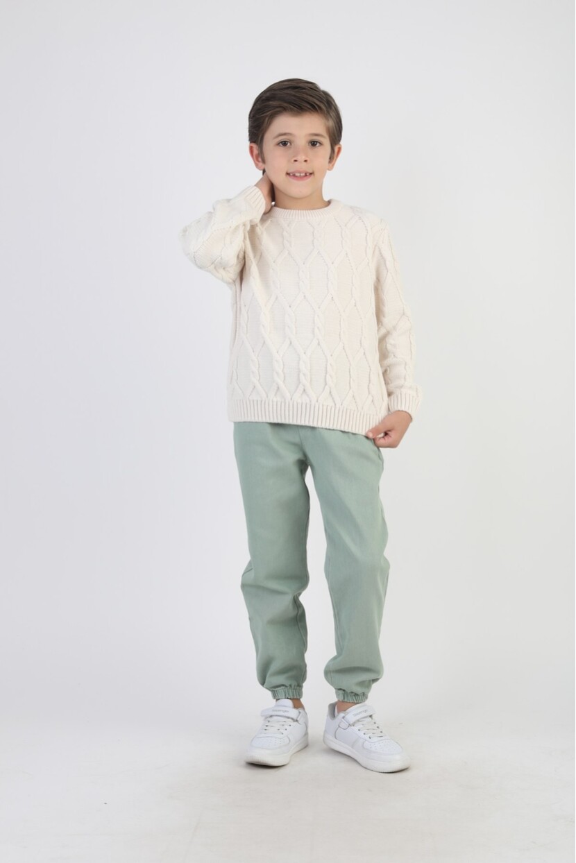 ERKEK GABARDİN PANTOLONLU TRİKO KAZAK TAKIM