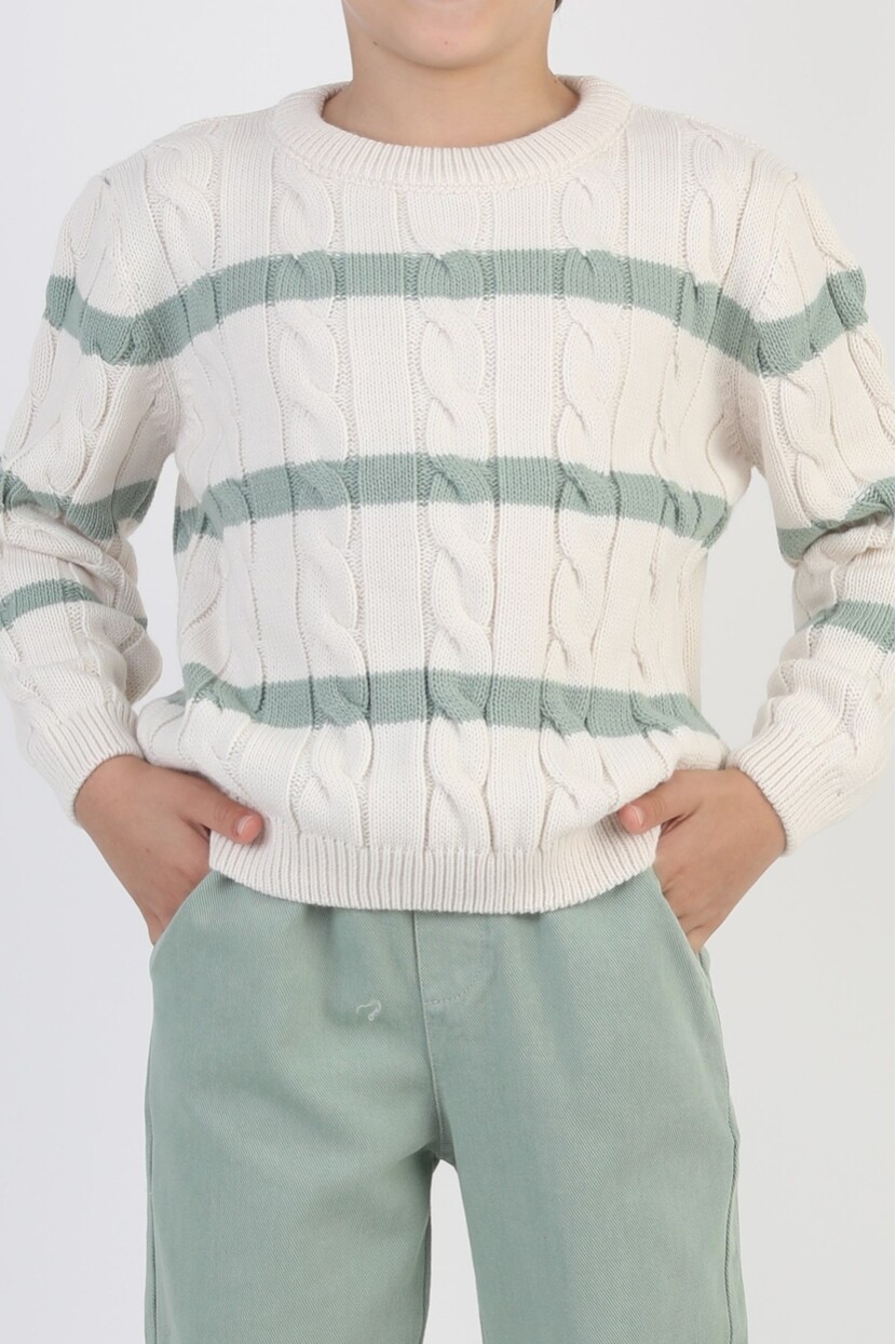 ERKEK GABARDİN PANTOLONLU TRİKO KAZAK TAKIM