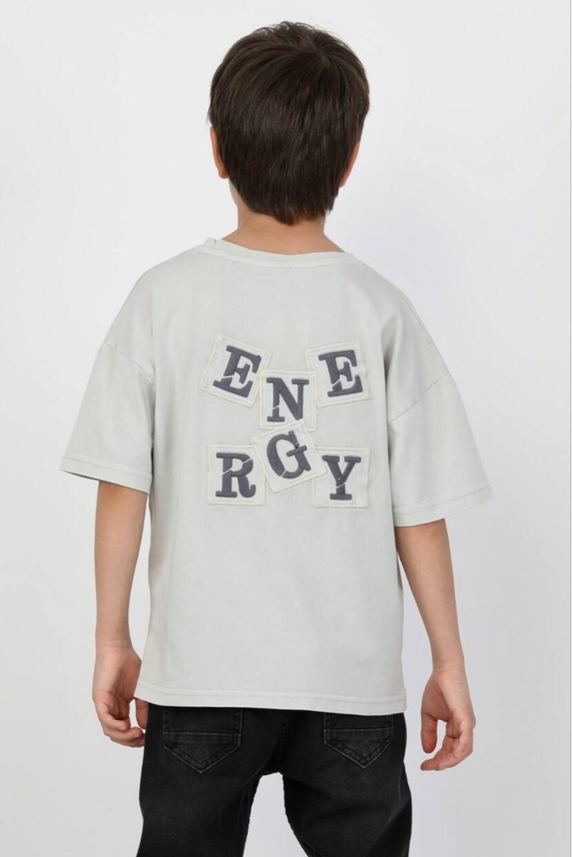 ERKEK KABARTMA NAKIŞLI TSHİRT