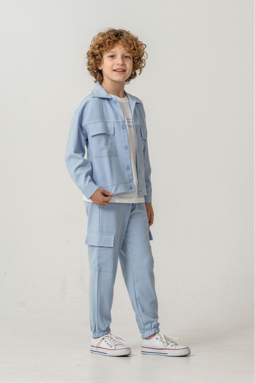 ERKEK KARGO CEPLİ DOKUMA 3LÜ TAKIM