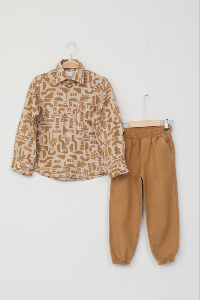 ERKEK KETEN GÖMLEK PANTOLONLU TAKIM