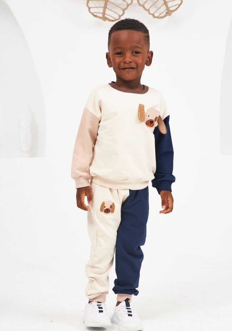 ERKEK KÖPEK BASKILI EŞOFMAN TAKIMI