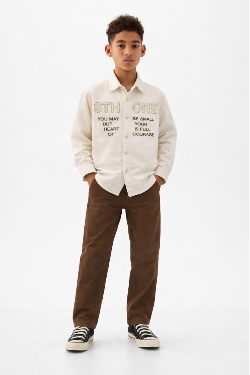 ERKEK KOT GÖMLEK PANTOLON  GARSON BOY TAKIM