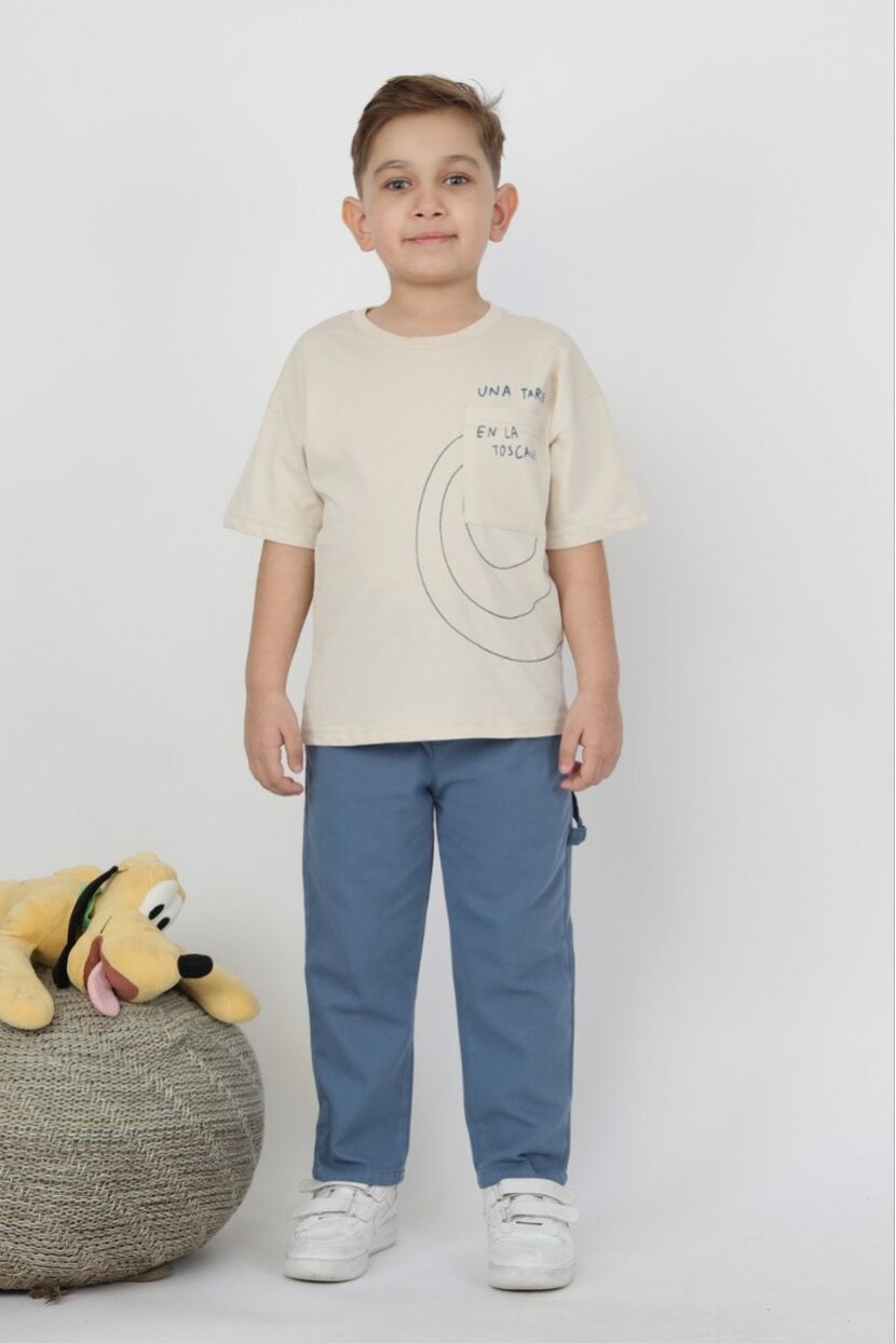 ERKEK MEVSİMLİK GABARDİN PANTOLON TSHİRT TAKIM