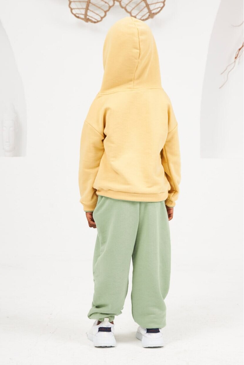 ERKEK RENKLİ KAPŞONLU  EŞOFMAN TAKIMI