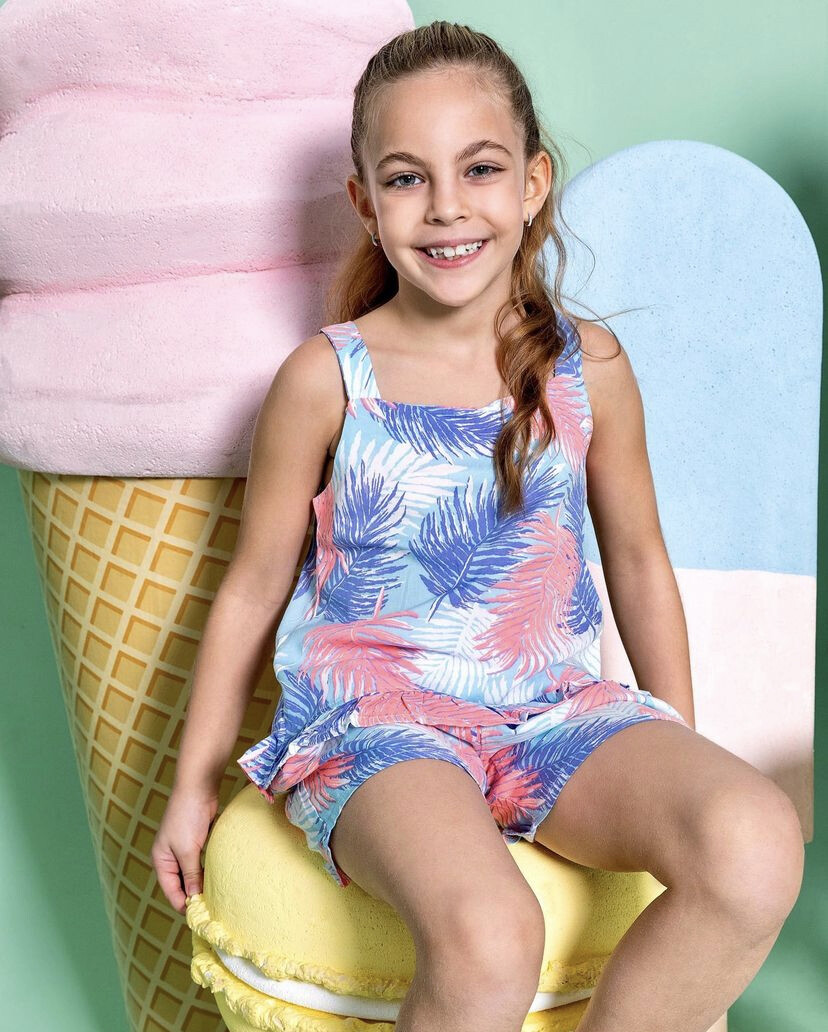 KIZ ASKILI ŞORTLU TAKIM