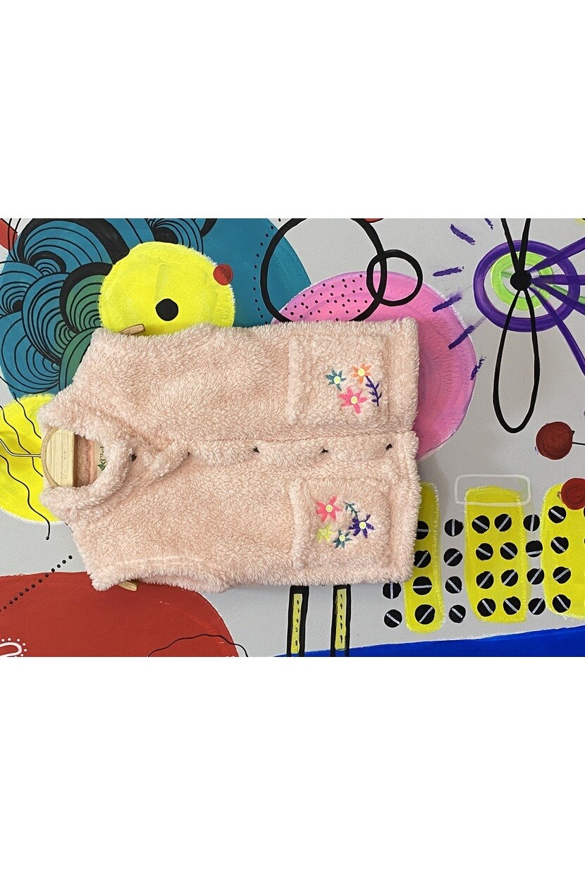 Kız Bebek Peluş Yelek