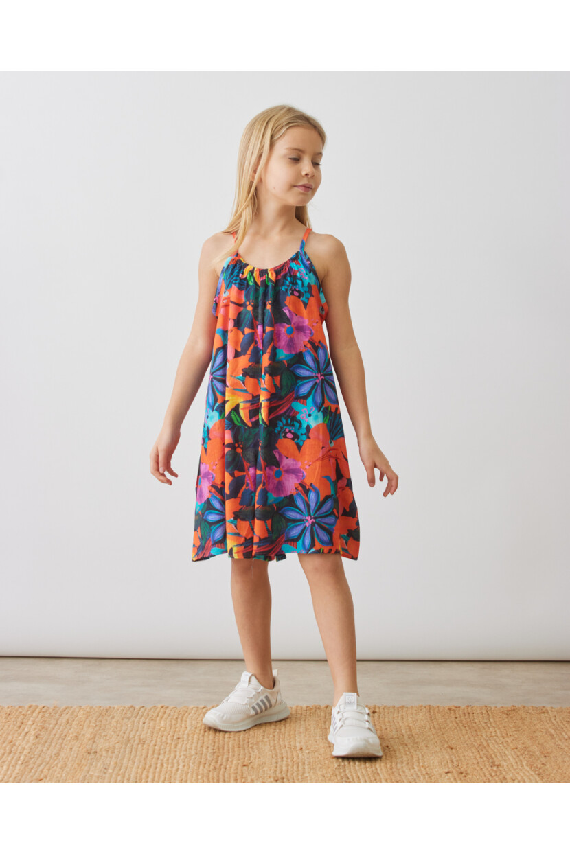 KIZ ÇİÇEK DESENLİ  TULUM