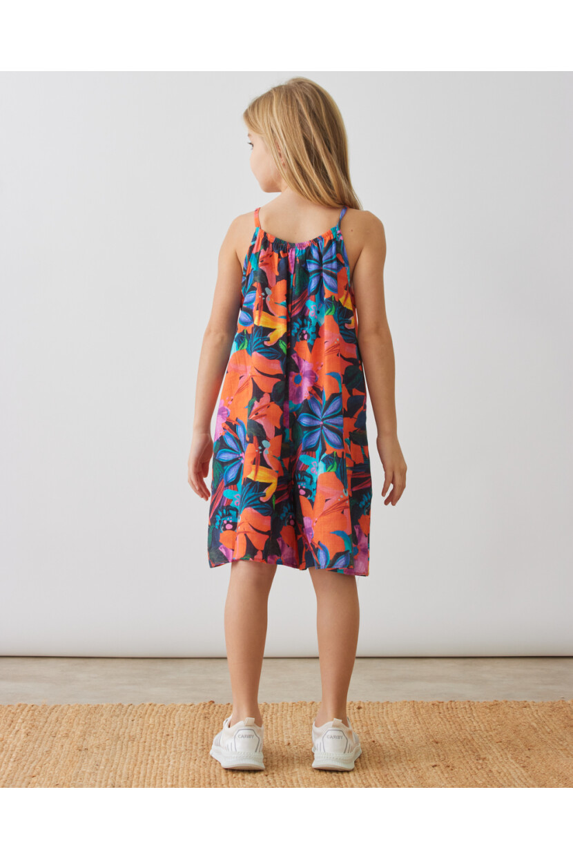 KIZ ÇİÇEK DESENLİ  TULUM