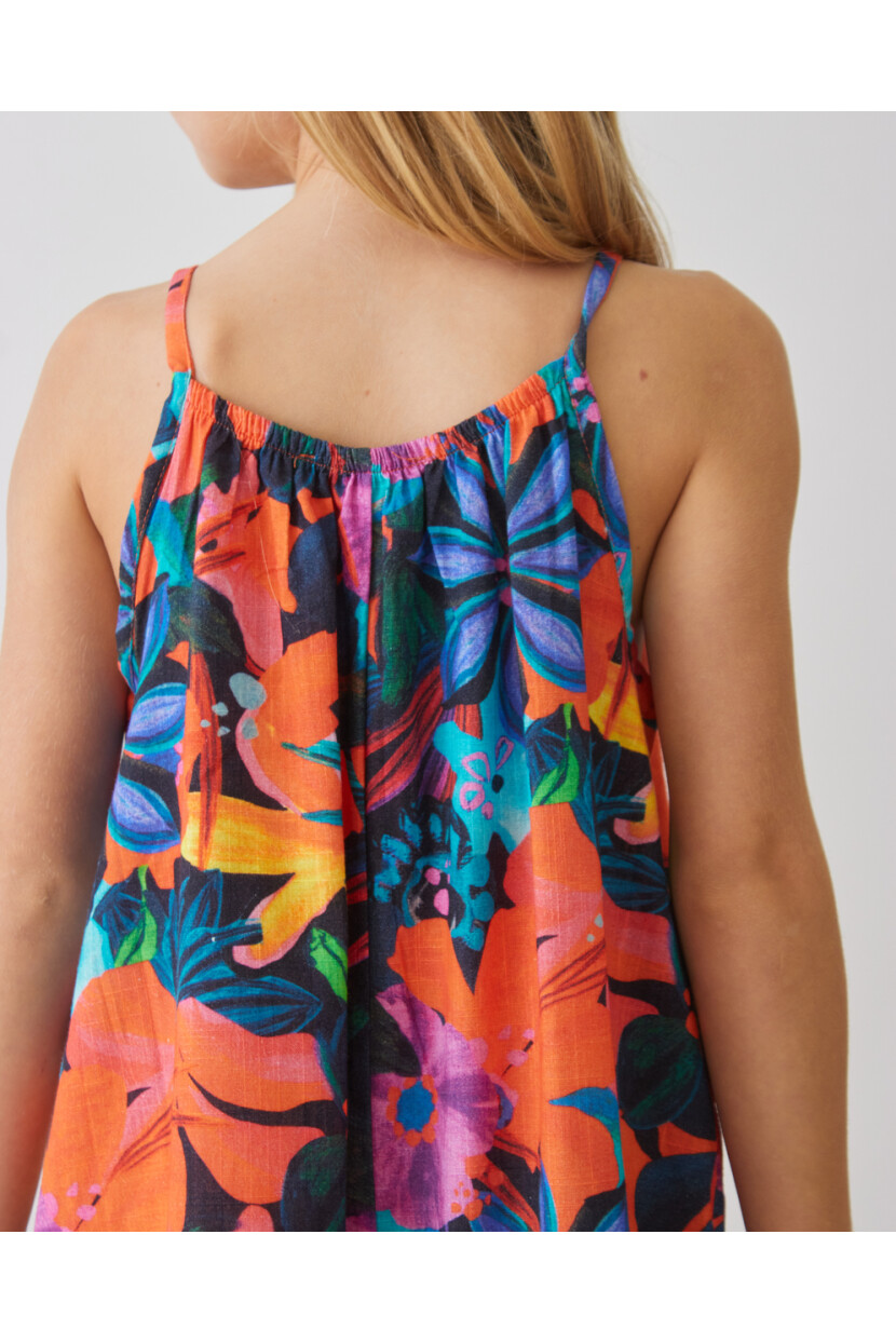 KIZ ÇİÇEK DESENLİ  TULUM