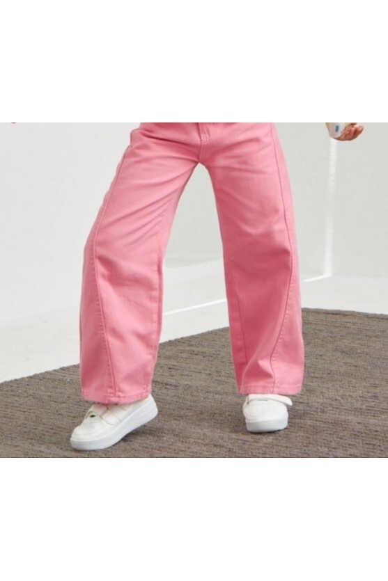 KIZ FUŞYA RENK PANTOLON