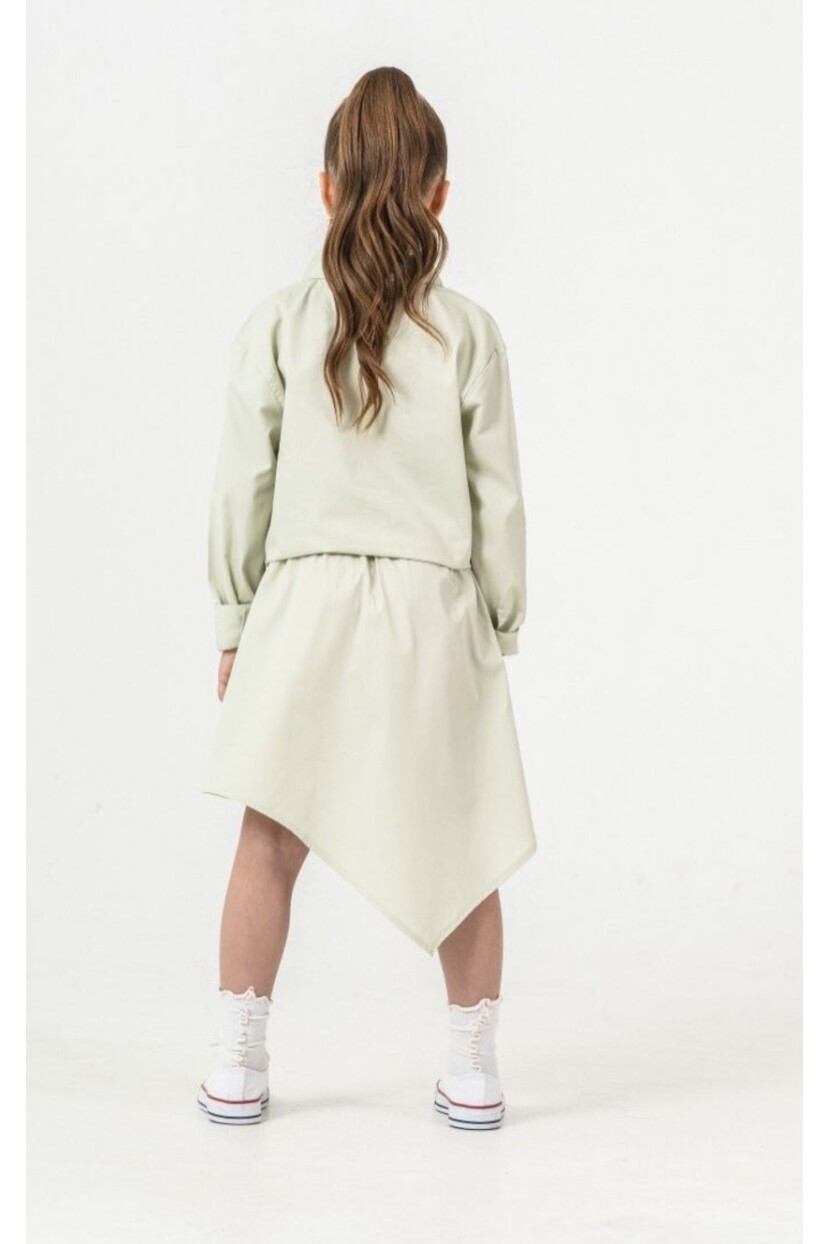 KIZ GÖMLEK ETEKLİ TAKIM