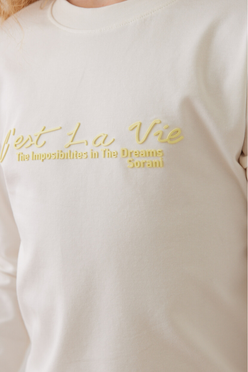 KIZ İKİLİ GÜPÜR GÖMLEK-TSHİRT TAKIM