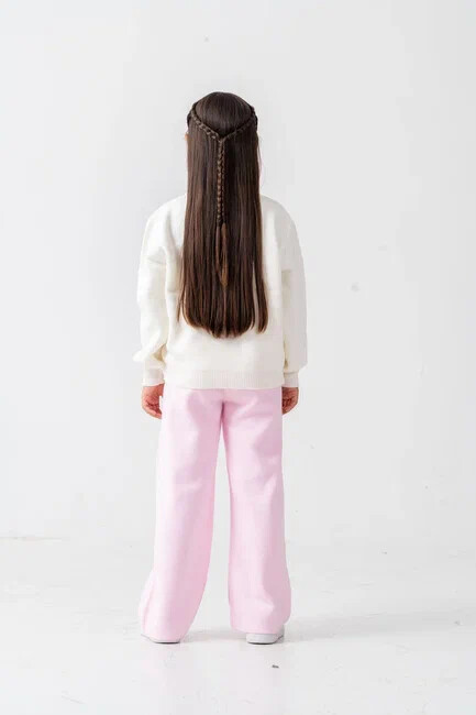 KIZ İP FİYONK DETAYLI TRİKO TAKIM