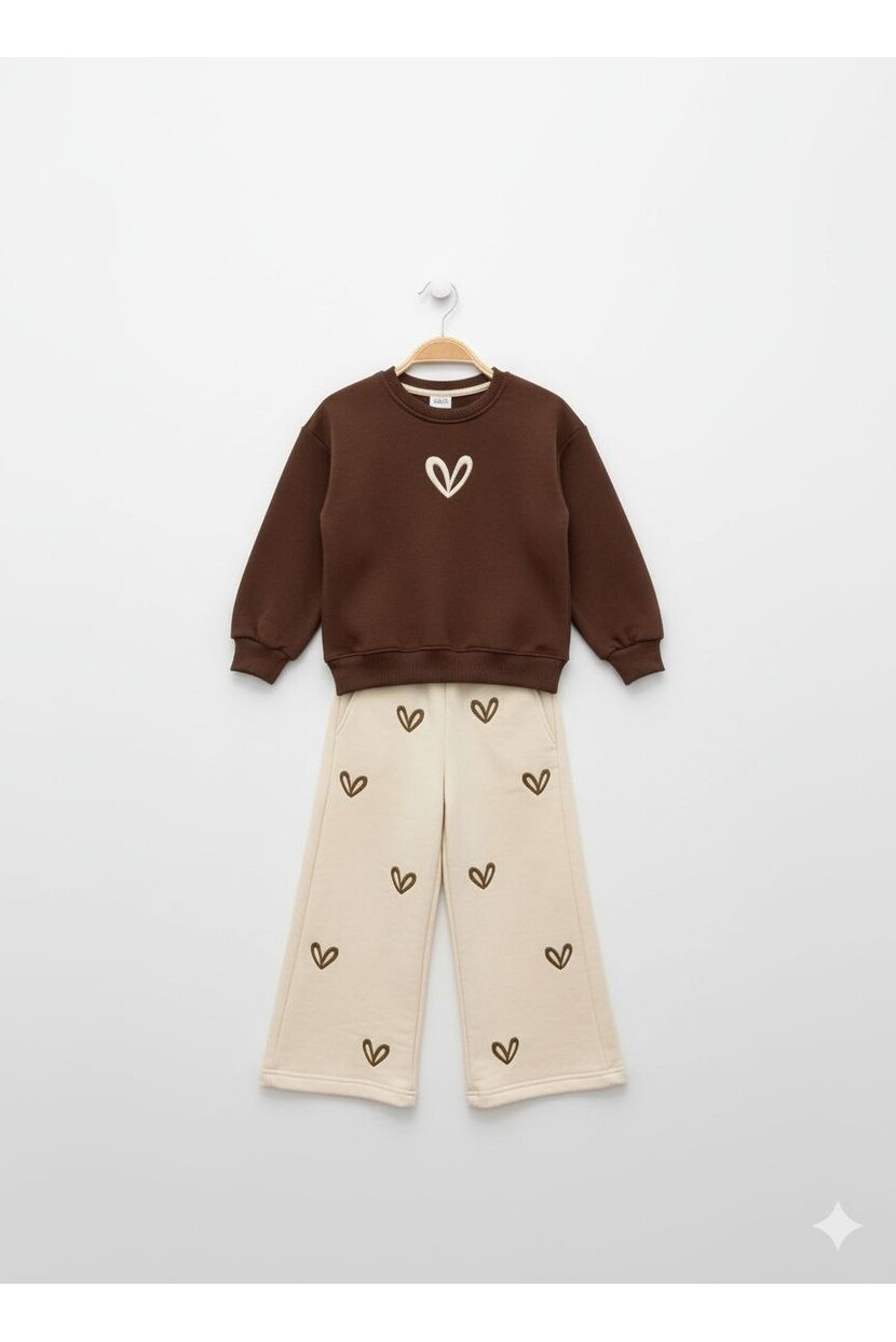 KIZ KALPLER NAKIŞ DETAYLI TAKIM