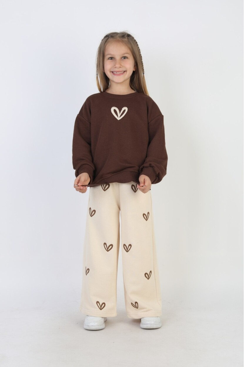 KIZ KALPLER NAKIŞ DETAYLI TAKIM