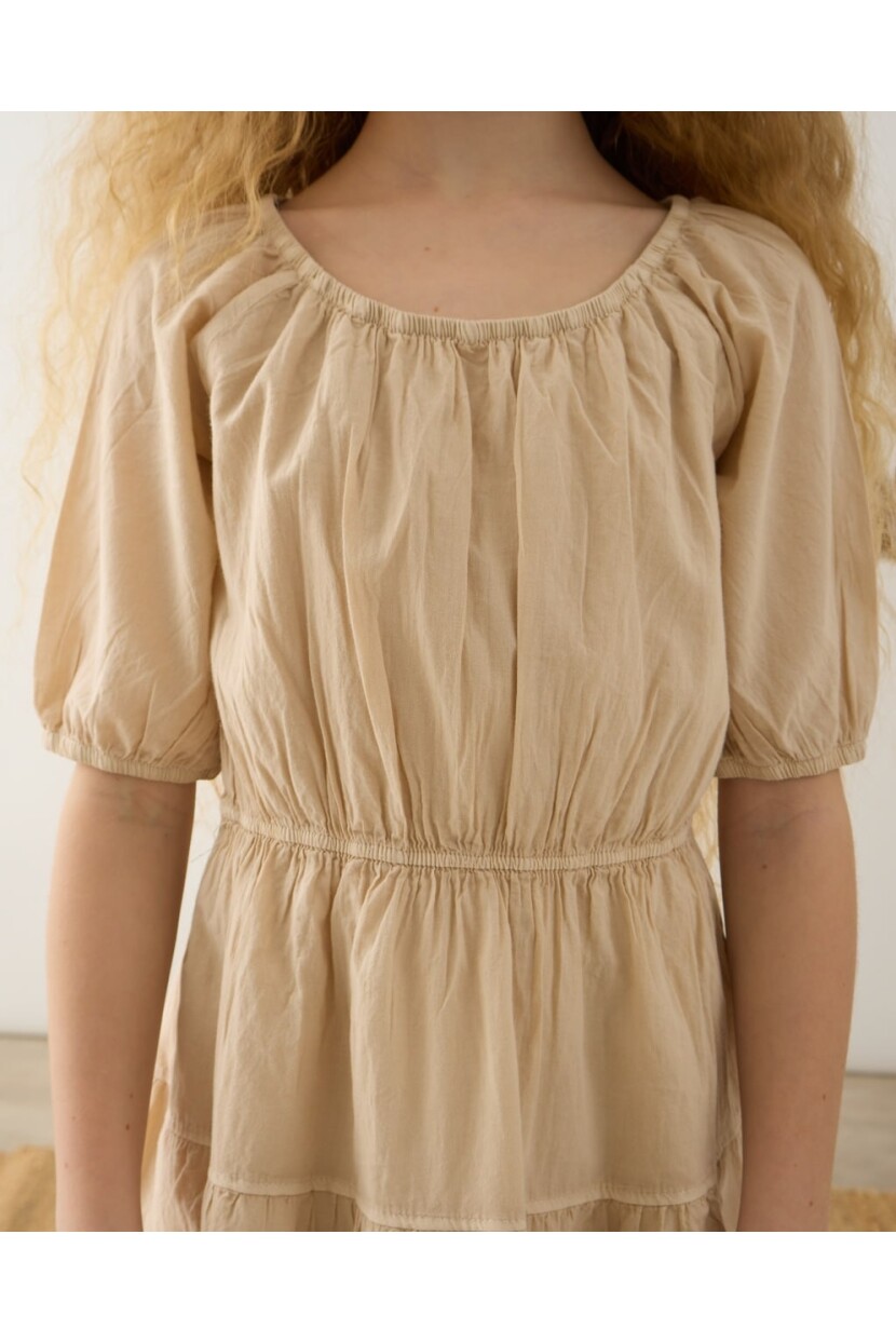 KIZ KISA KOLLU ELBİSE