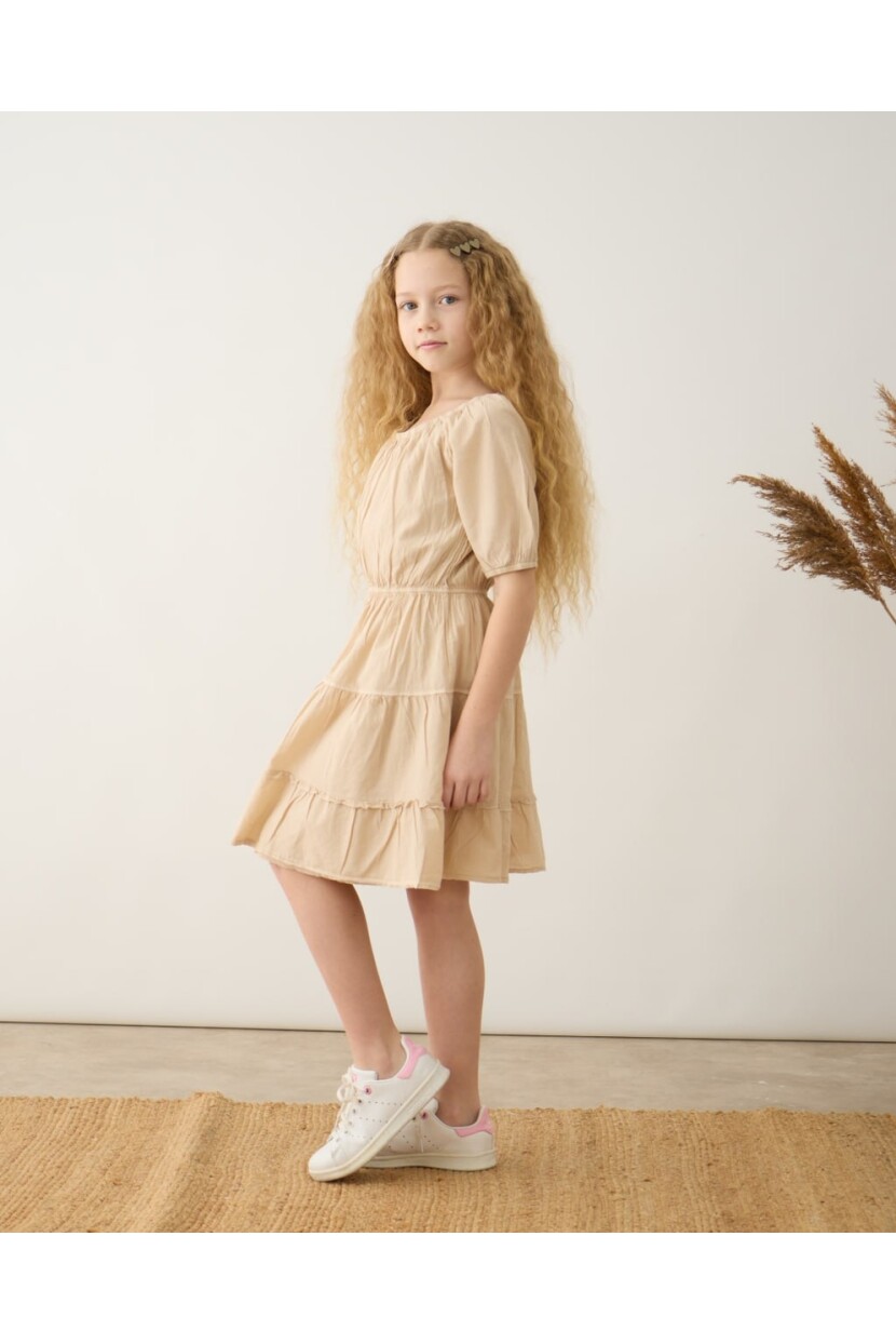 KIZ KISA KOLLU ELBİSE