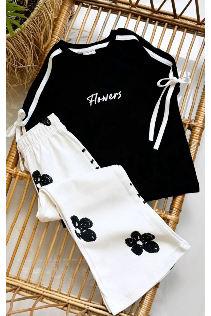 KIZ KOL BAĞCIK DETAYLI TAYTLI TAKIM