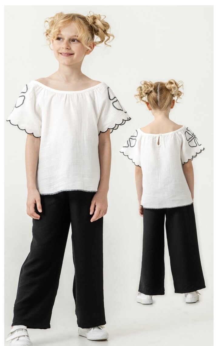 KIZ KOL DETAYLI DOKUMA TAKIM