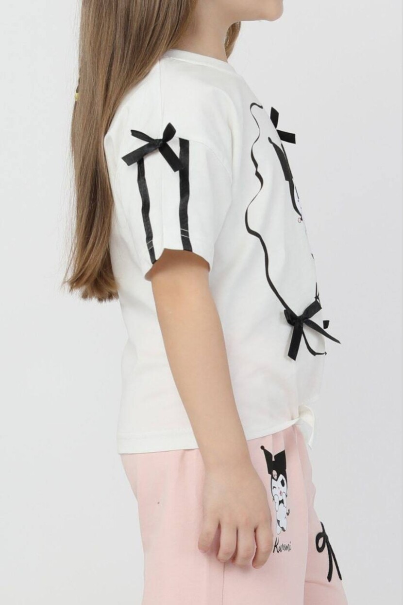 KIZ KUROMİ FİYONK DETAYLI TAKIM