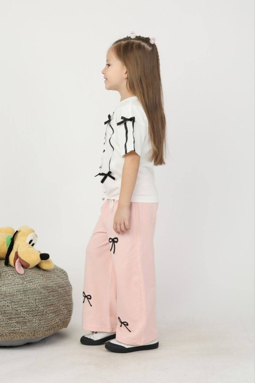 KIZ KUROMİ FİYONK DETAYLI TAKIM