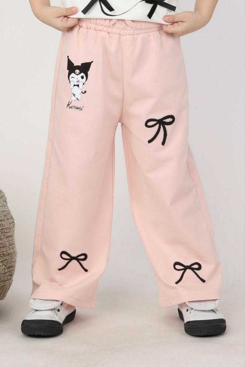 KIZ KUROMİ FİYONK DETAYLI TAKIM