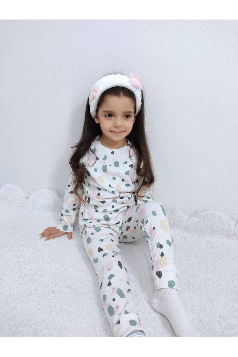 KIZ PAMUKLU PİJAMA TAKIMI