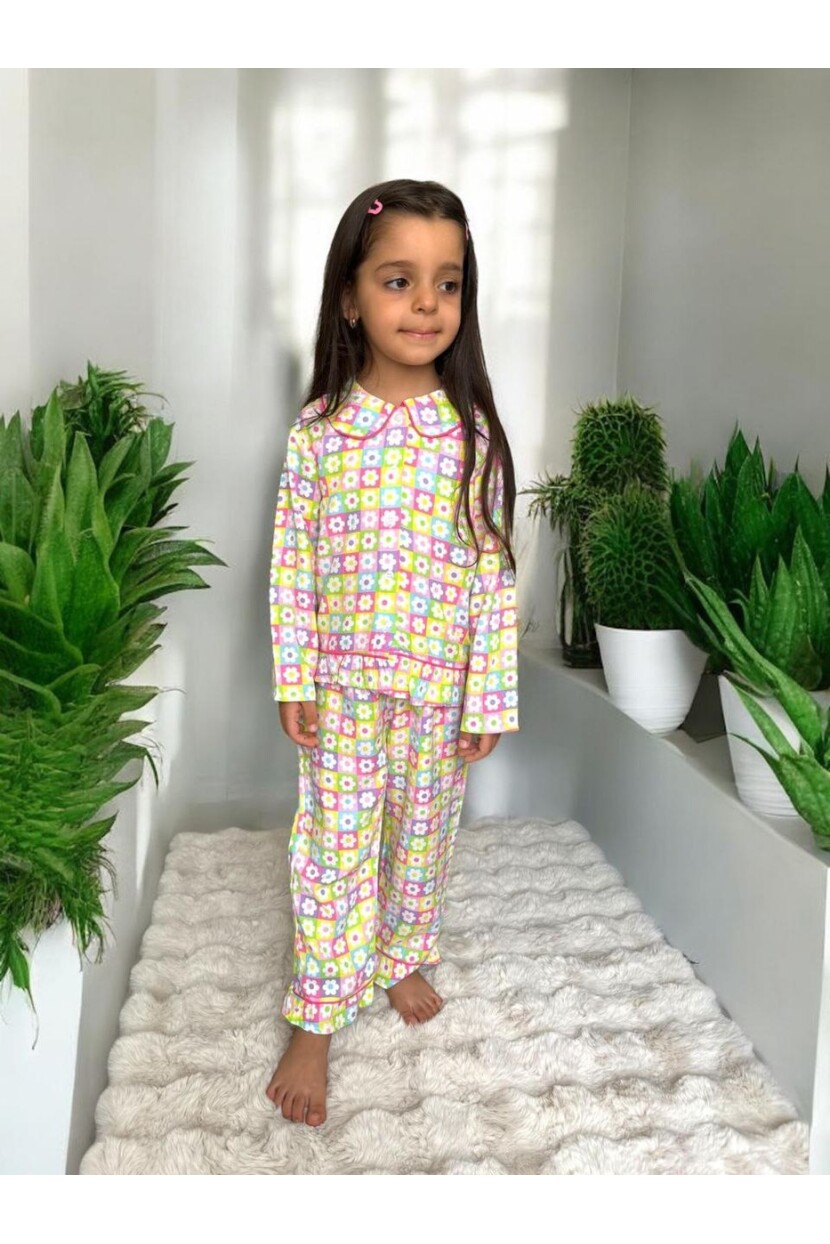 KIZ PAPATYALI PİJAMA TAKIMI