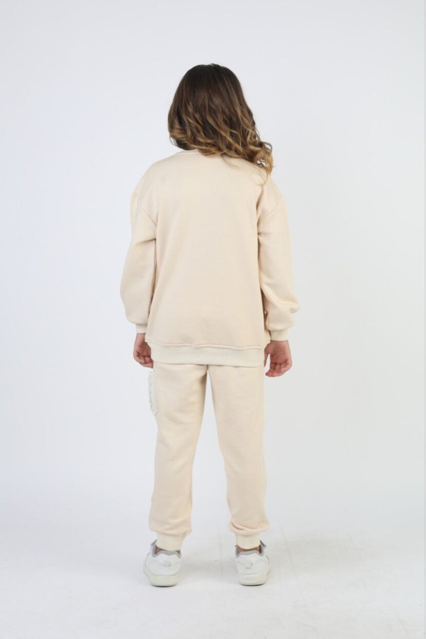 KIZ PAYETLİ TRİKO CEP DETAYLI TAKIM