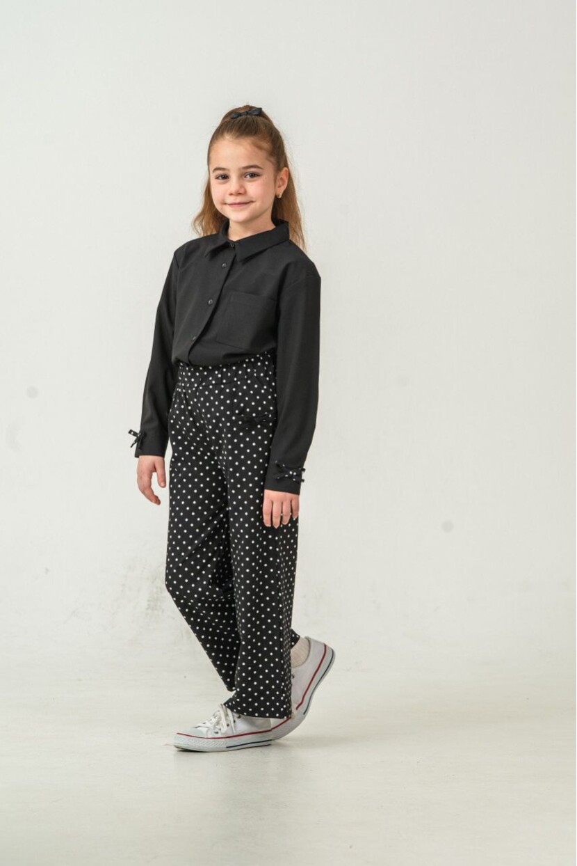 KIZ PUANTİYELİ PANTOLONLU TAKIM