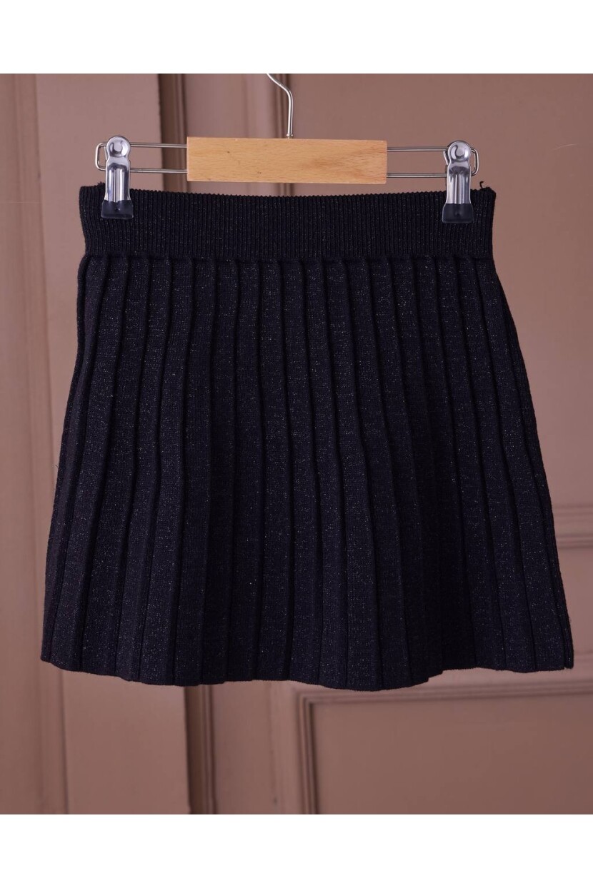 KIZ SİMLİ PİLELİ ETEK