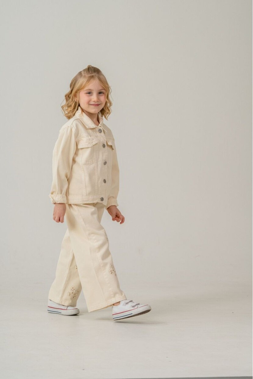 KIZ SIRT KELEBEK TAŞ İŞLEME DETAYLI DOKUMA 2Lİ TAKIM