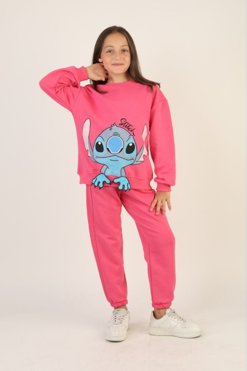 KIZ STİTCH DETAYLI EŞOFMAN TAKIMI