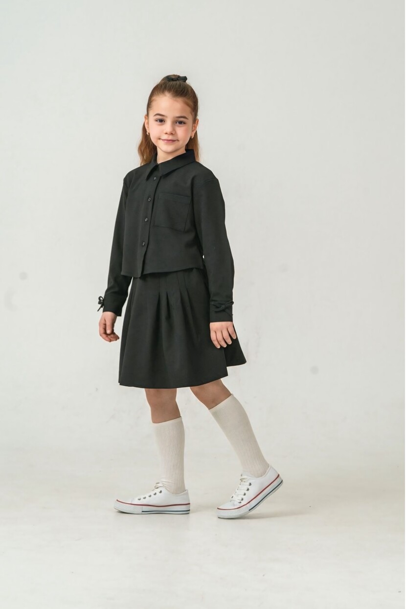 KIZ TASARIM ETEKLİ DOKUMA TAKIM