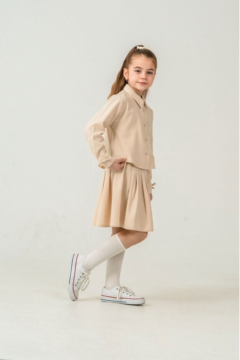 KIZ TASARIMETEKLİ DOKUMA TAKIM