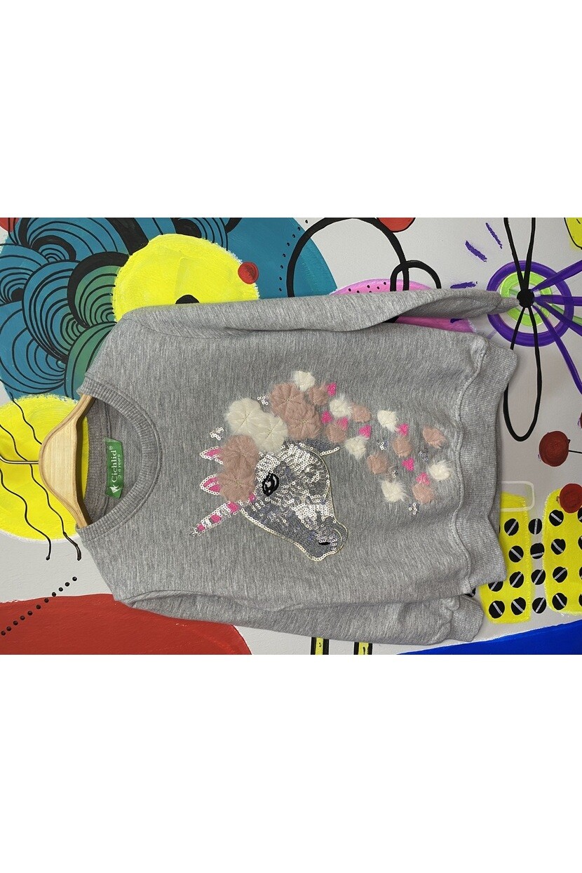 Kız Unicorn Sweatshirt