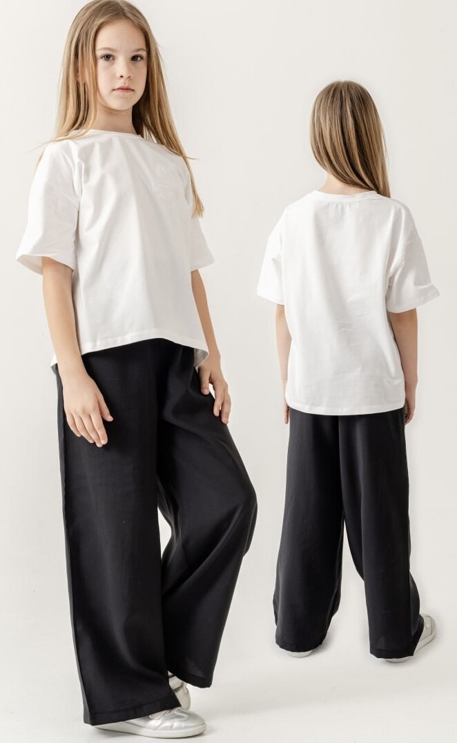 KIZ VİSKON PANTOLONLU TAKIM