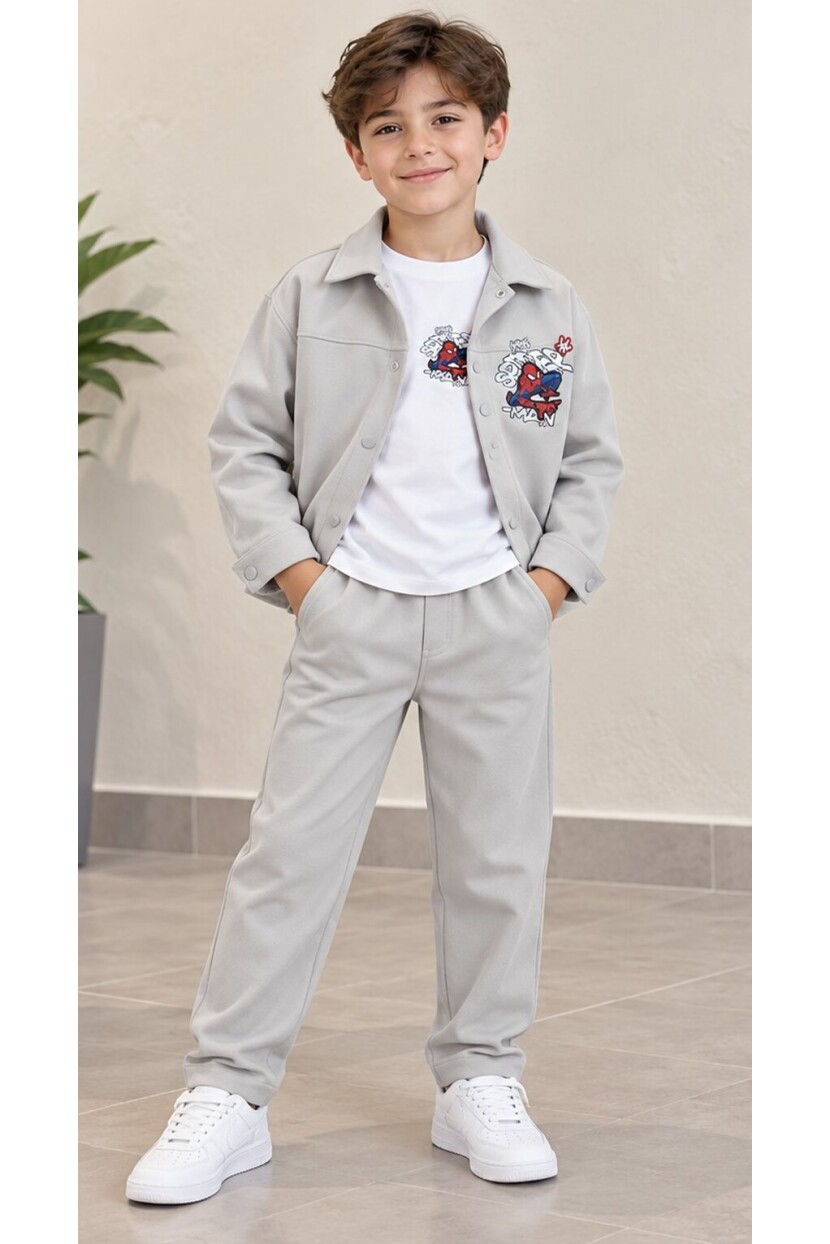 ERKEK SPİDERMAN BASKILI 3LÜ TAKIM