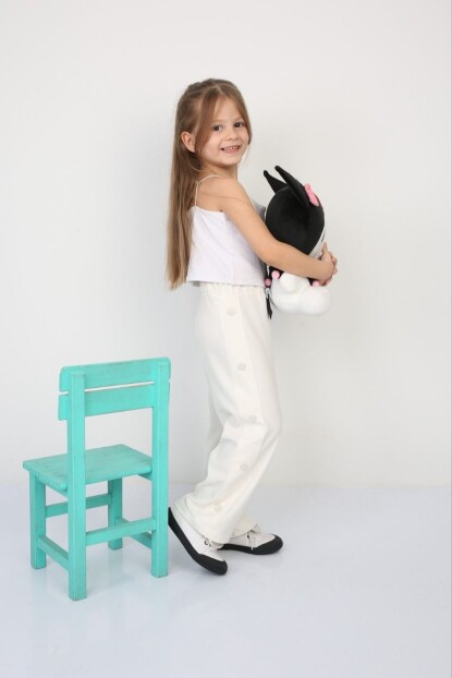 ÇIT ÇIT DETAYLI DOKUMA PANTOLON