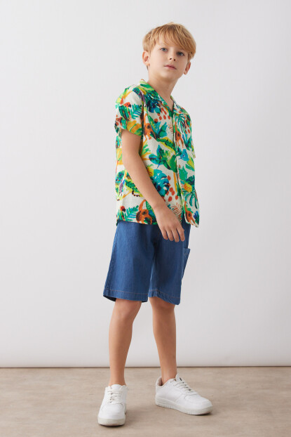 ERKEK BASKILI ŞORTLU TAKIM