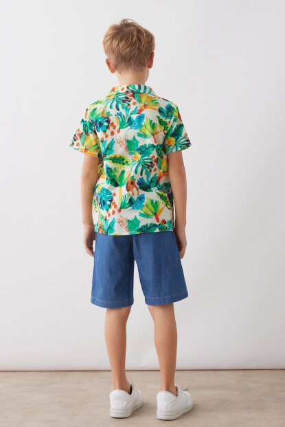 ERKEK BASKILI ŞORTLU TAKIM