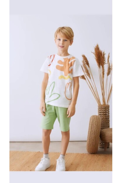 ERKEK BASKILI ŞORTLU TAKIM